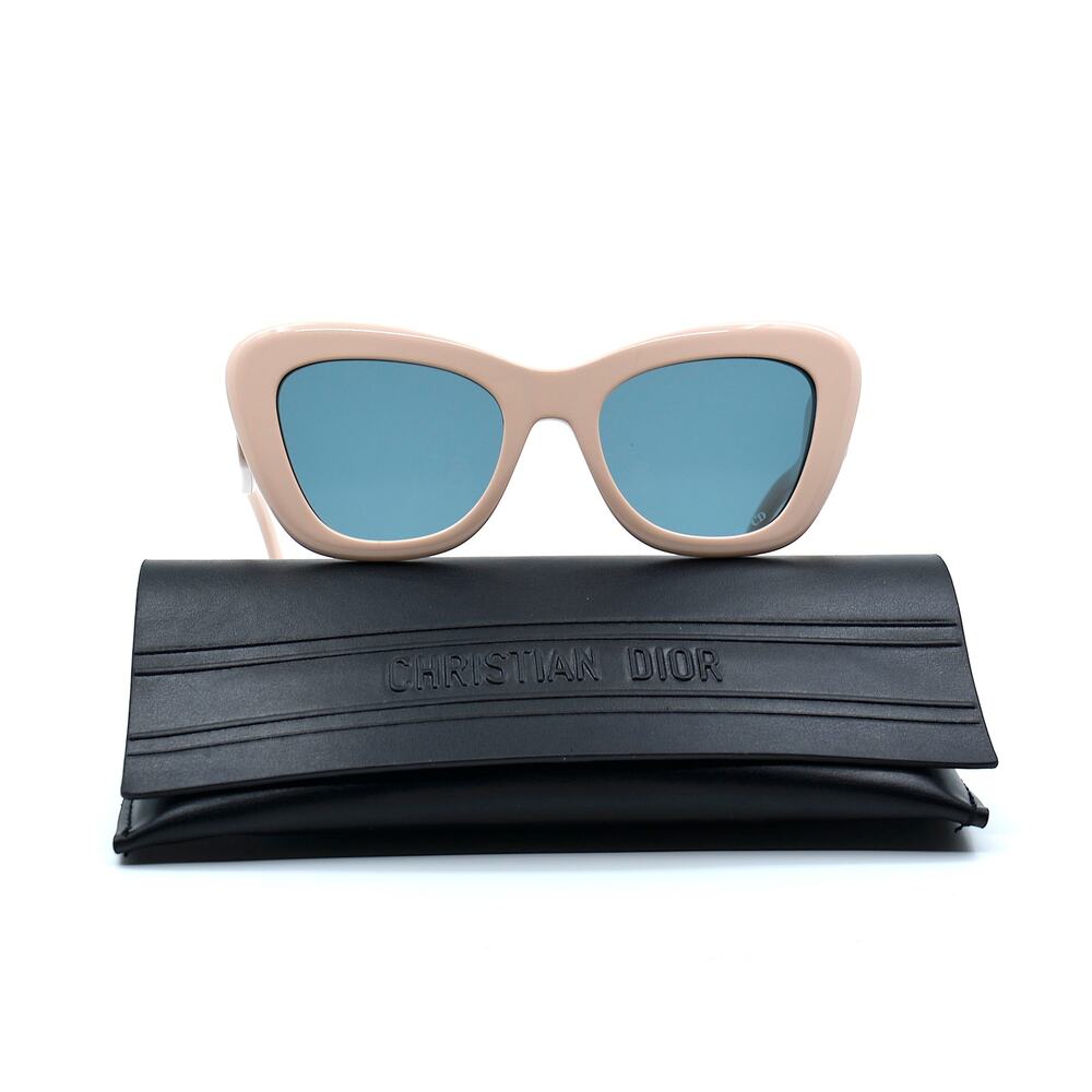 NEW DIOR DIORBOBBY B1U POWDER PINK BLUE WOMEN AUTHENTIC SUNGLASSES - Picture 6 of 13